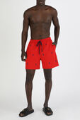 Logo Swim Shorts in Red POLO RALPH LAUREN